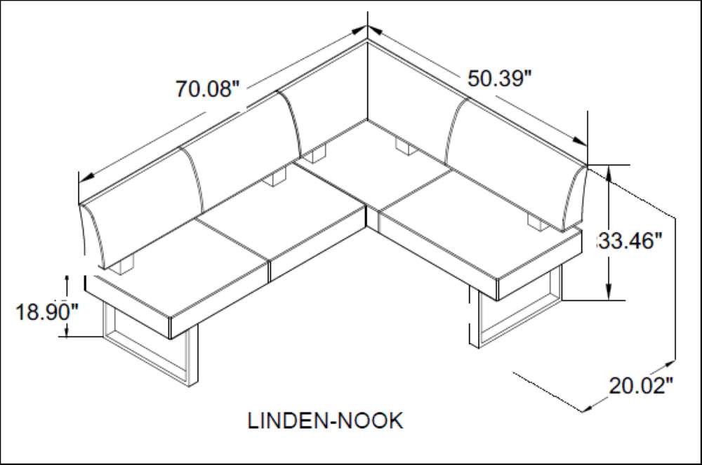 Chintaly - Linden Dining Nook Set - LINDEN-NOOK-SET veiw 10