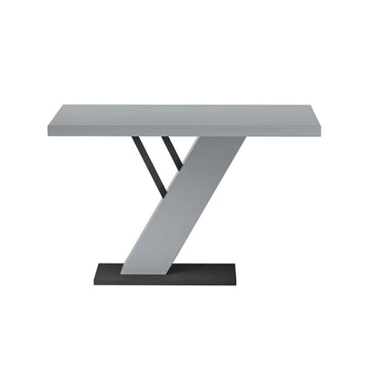 Chintaly - Linden - Contemporary Wooden Dining Table - LINDEN-DT-GRY veiw 4