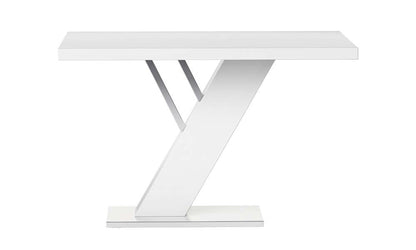 Chintaly - Linden Modern Design White Dining Table - LINDEN-DT veiw 2