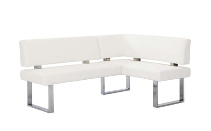 Chintaly - Linden White PU Nook - LINDEN-NOOK veiw 1