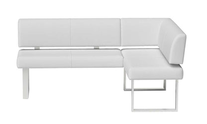 Chintaly - Linden White PU Nook - LINDEN-NOOK veiw 2