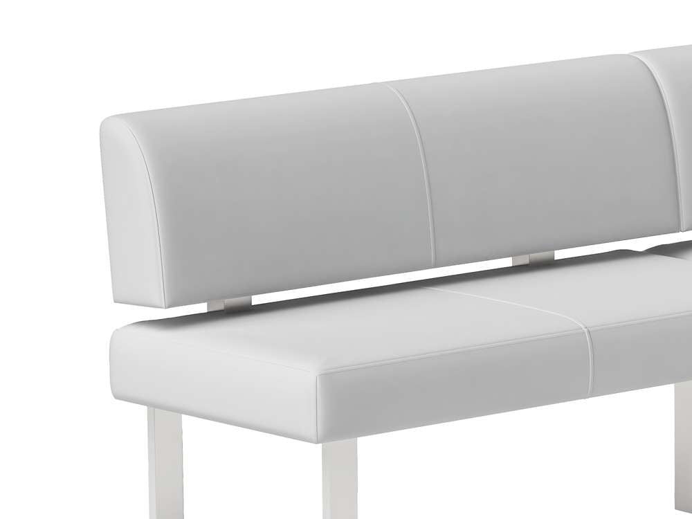 Chintaly - Linden White PU Nook - LINDEN-NOOK veiw 4