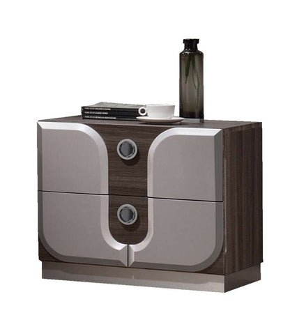Chintaly - London 2 Drawers Night Stand - LONDON-NS veiw 1