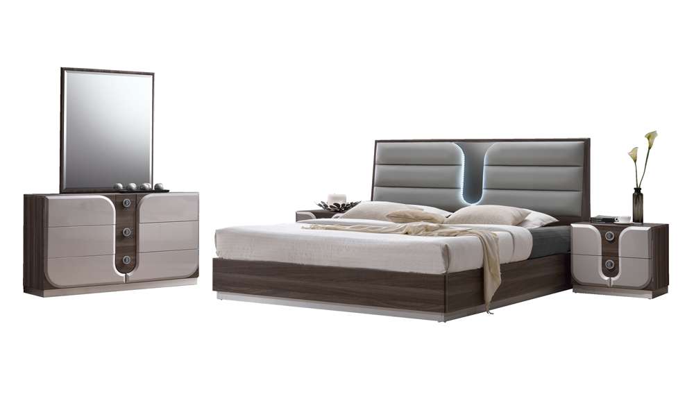 Chintaly - London 4 Piece Queen Bedroom Set - LONDON-QUEEN-4-PC veiw 1