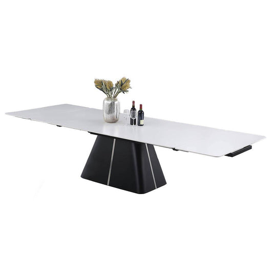 Chintaly - MABEL - Contemporary Extendable Dining Table w/ Sintered Stone Top - MABEL-DT veiw 1