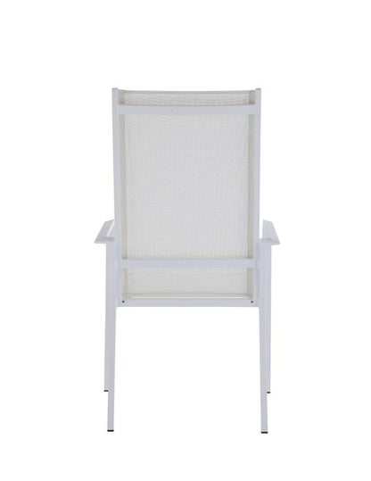 Chintaly - Malibu 5 Pieces Dining Set Extension Table With 4 High Back Chairs - MALIBU-EXT-HB-5PC veiw 4