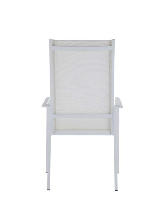 Chintaly - Malibu 5 Pieces Dining Set Extension Table With 4 High Back Chairs - MALIBU-EXT-HB-5PC veiw 4