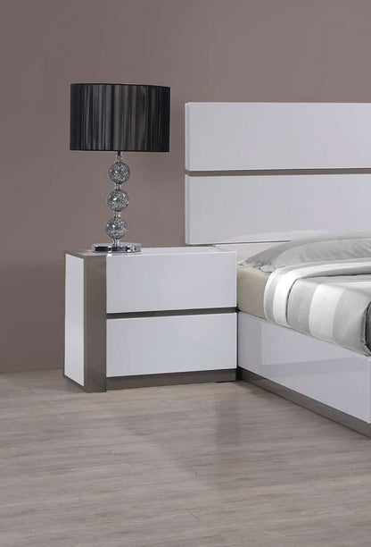 Chintaly - Manila Left 2 Drawer Night Stand - MANILA-NS-L veiw 2