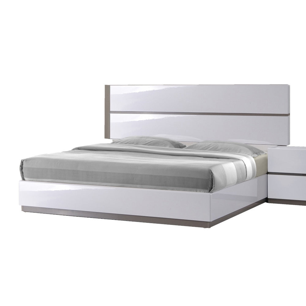 Chintaly - MANILA - Modern 4-Piece King-Size Bedroom Set w/ Left Nightstand - MANILA-KING-4PC-L veiw 2