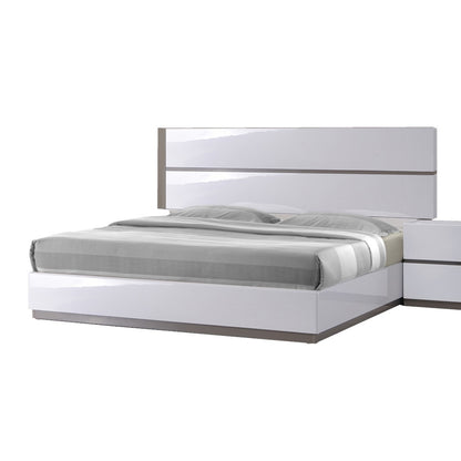 Chintaly - MANILA - Modern 4-Piece King-Size Bedroom Set w/ Left Nightstand - MANILA-KING-4PC-L veiw 2