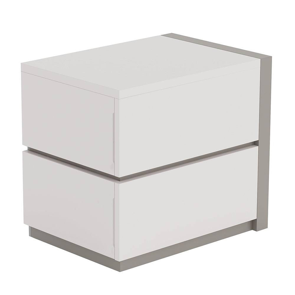 Chintaly - MANILA - Modern 4-Piece King-Size Bedroom Set w/ Left Nightstand - MANILA-KING-4PC-L veiw 4