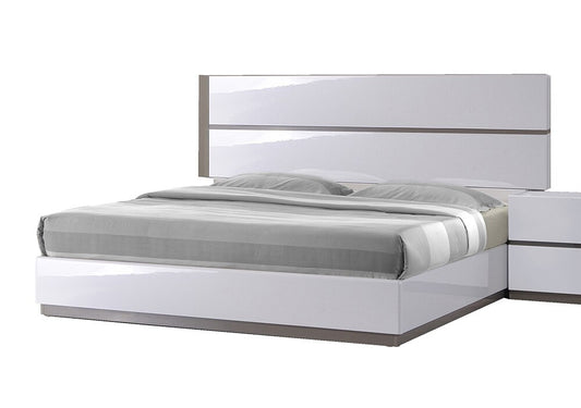 Chintaly - MANILA - Modern 4-Piece Queen-Size Bedroom Set w/ Left Nightstand - MANILA-QUEEN-4PC-L veiw 2