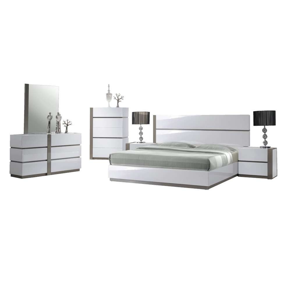 Chintaly - Manila - Modern 5-Piece Queen-Size Bedroom Set - MANILA-QUEEN-5PC veiw 1