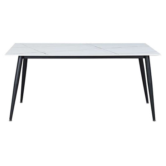 Chintaly - Mary - Contemporary Dining Table w/ Sintered Stone Top - MARY-DT veiw 1