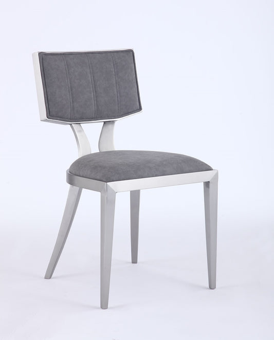 Chintaly - Mavis Midcentury Side Chair in Grey (Set of 2) - MAVIS-SC-GRY-BSH veiw 1