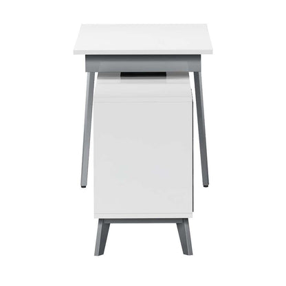 Chintaly - Modern 2-Tone Rotating Wooden Home Office Desk - 6934-DSK veiw 4