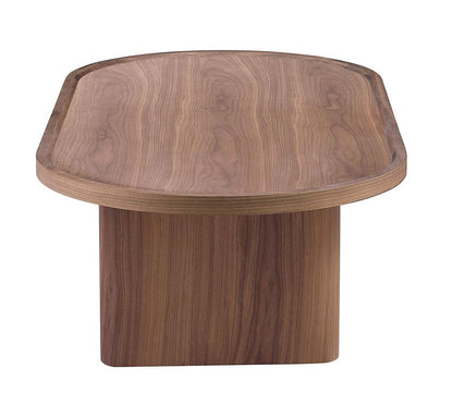 Chintaly - Modern All-Wood Oval Top Cocktail Table - 2607-CT-OVL veiw 2