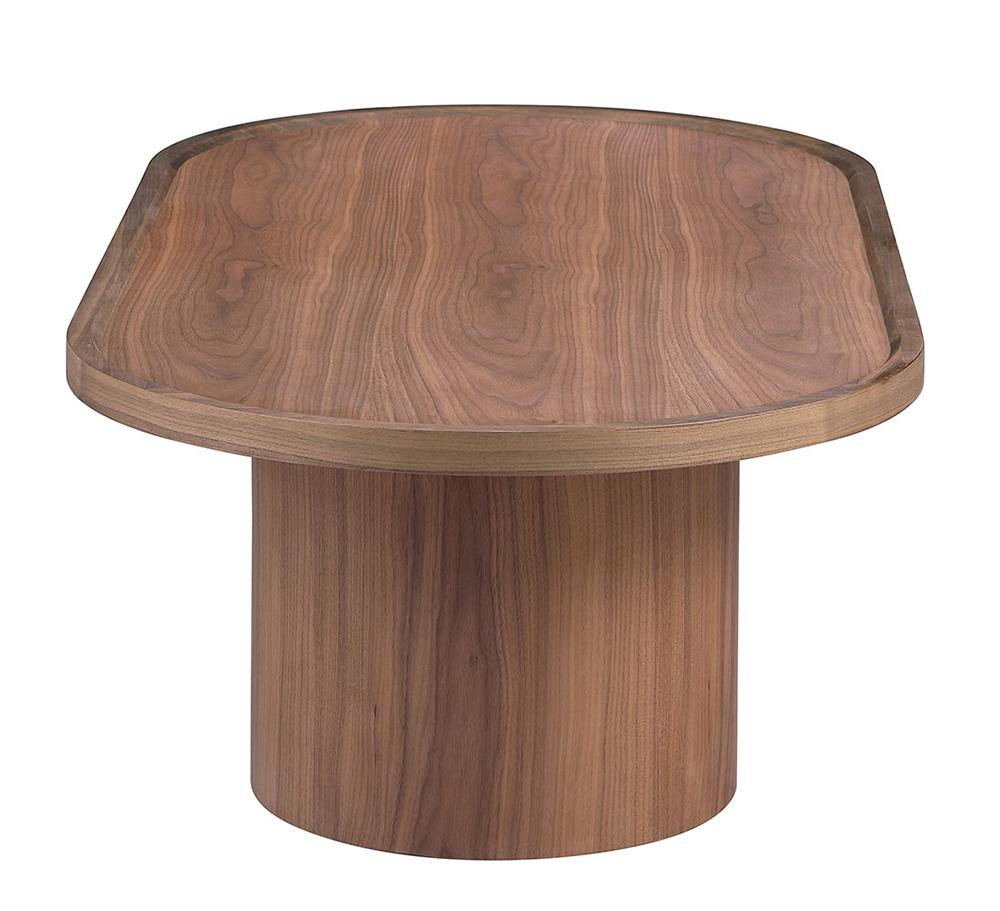 Chintaly - Modern All-Wood Oval Top Cocktail Table - 2607-CT-OVL veiw 4