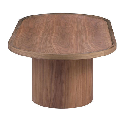 Chintaly - Modern All-Wood Oval Top Cocktail Table - 2607-CT-OVL veiw 4