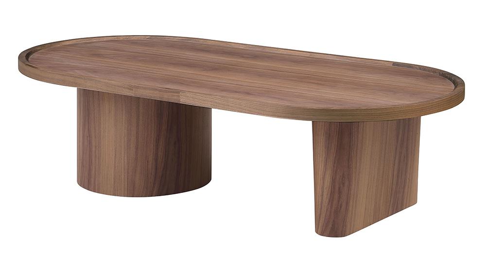 Chintaly - Modern All-Wood Oval Top Cocktail Table - 2607-CT-OVL veiw 5
