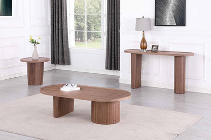Chintaly - Modern All-Wood Oval Top Cocktail Table - 2607-CT-OVL veiw 6