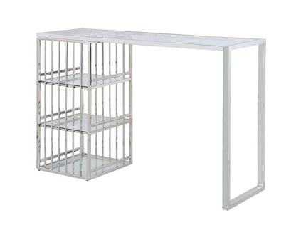 Chintaly - Modern Stainless Steel & Glass Bar - 7400-BAR veiw 1