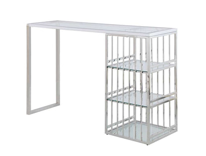 Chintaly - Modern Stainless Steel & Glass Bar - 7400-BAR veiw 5