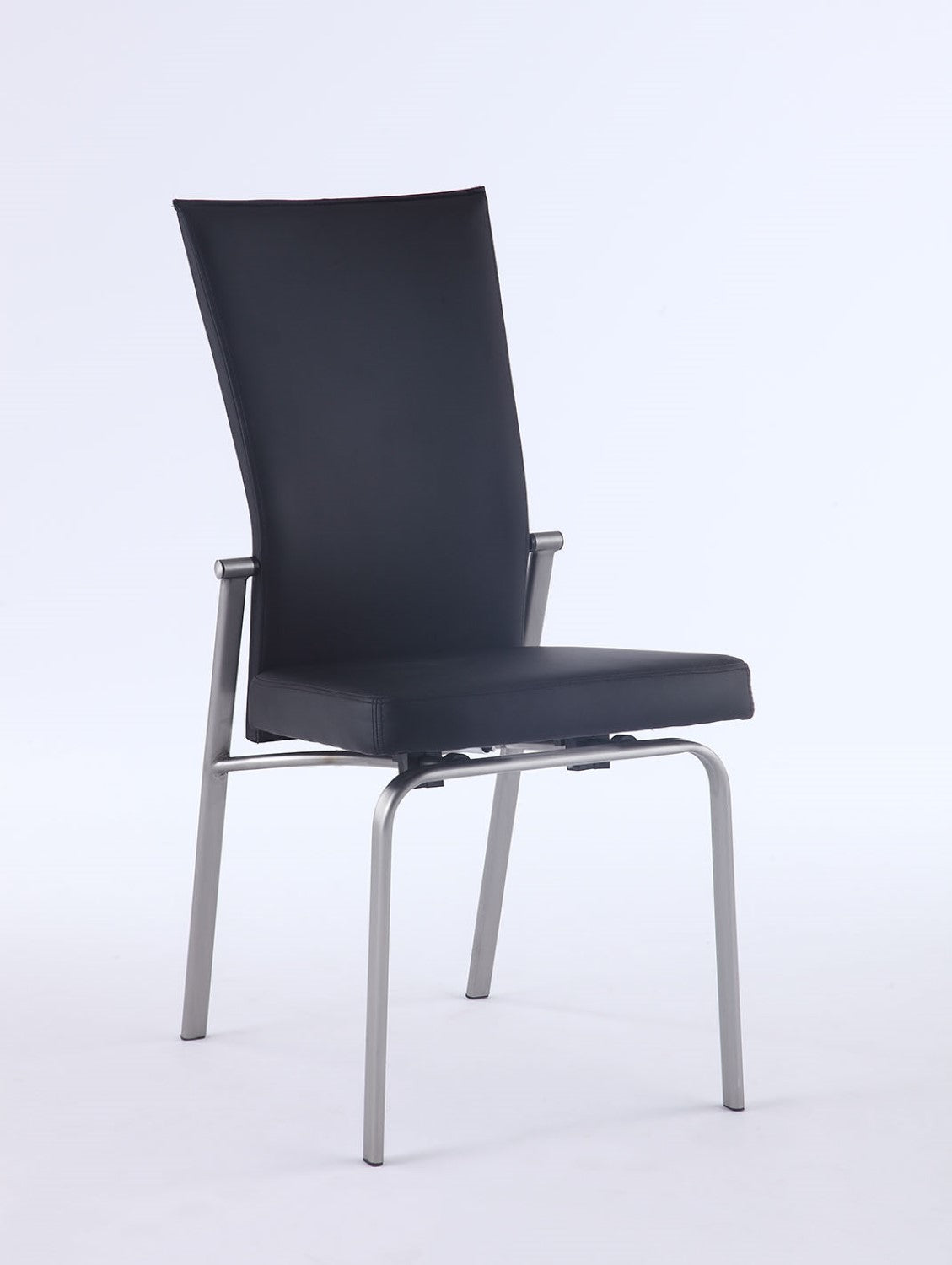 Chintaly - Molly Motion Back Side Chair in Black (Set of 2) - MOLLY-SC-BLK-BSH veiw 4