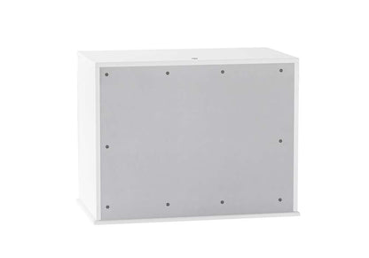 Chintaly - Moscow Modern Gloss White 2-Drawer Night Stand - MOSCOW-NS veiw 4