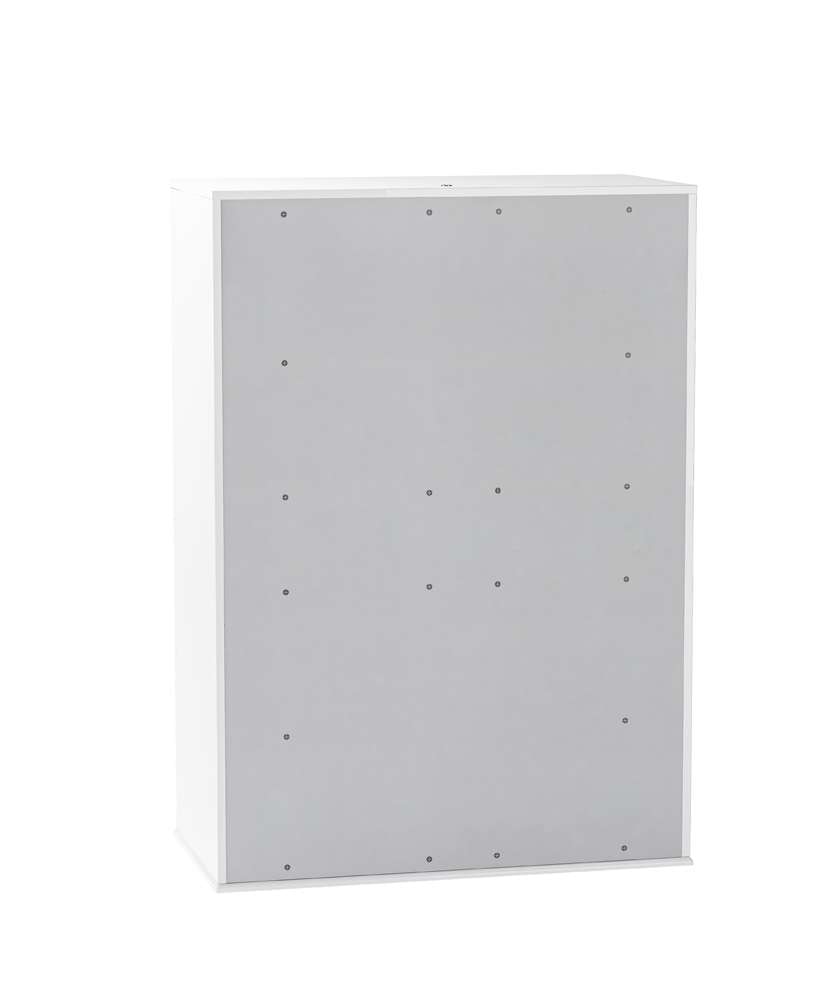 Chintaly - Moscow Modern Gloss White 5-Drawer Bedroom Chest - MOSCOW-CHT veiw 4