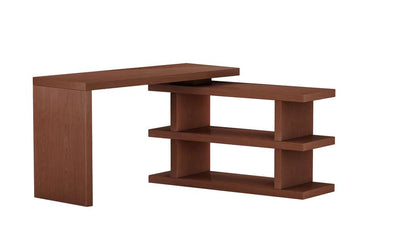 Chintaly - Motion Home Office Desk w/ Shelves - 6915-DSK-WAL veiw 5
