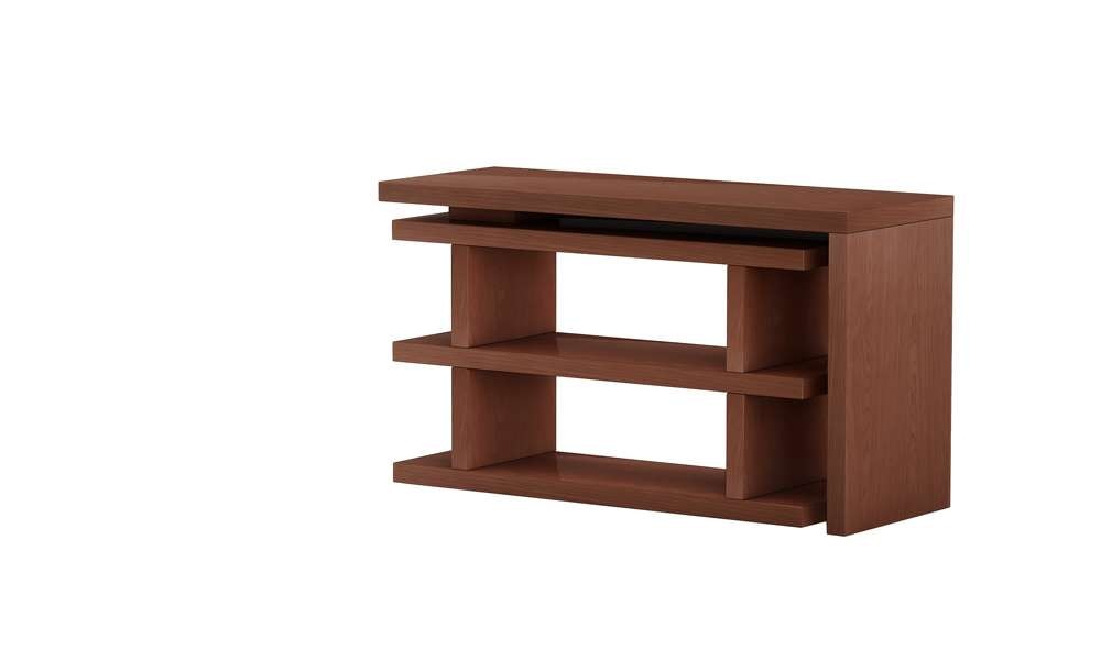 Chintaly - Motion Home Office Desk w/ Shelves - 6915-DSK-WAL veiw 7