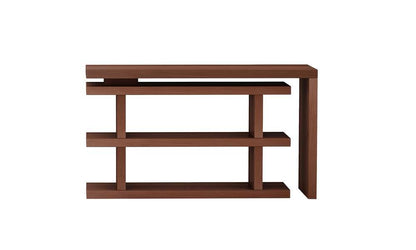 Chintaly - Motion Home Office Desk w/ Shelves - 6915-DSK-WAL veiw 8