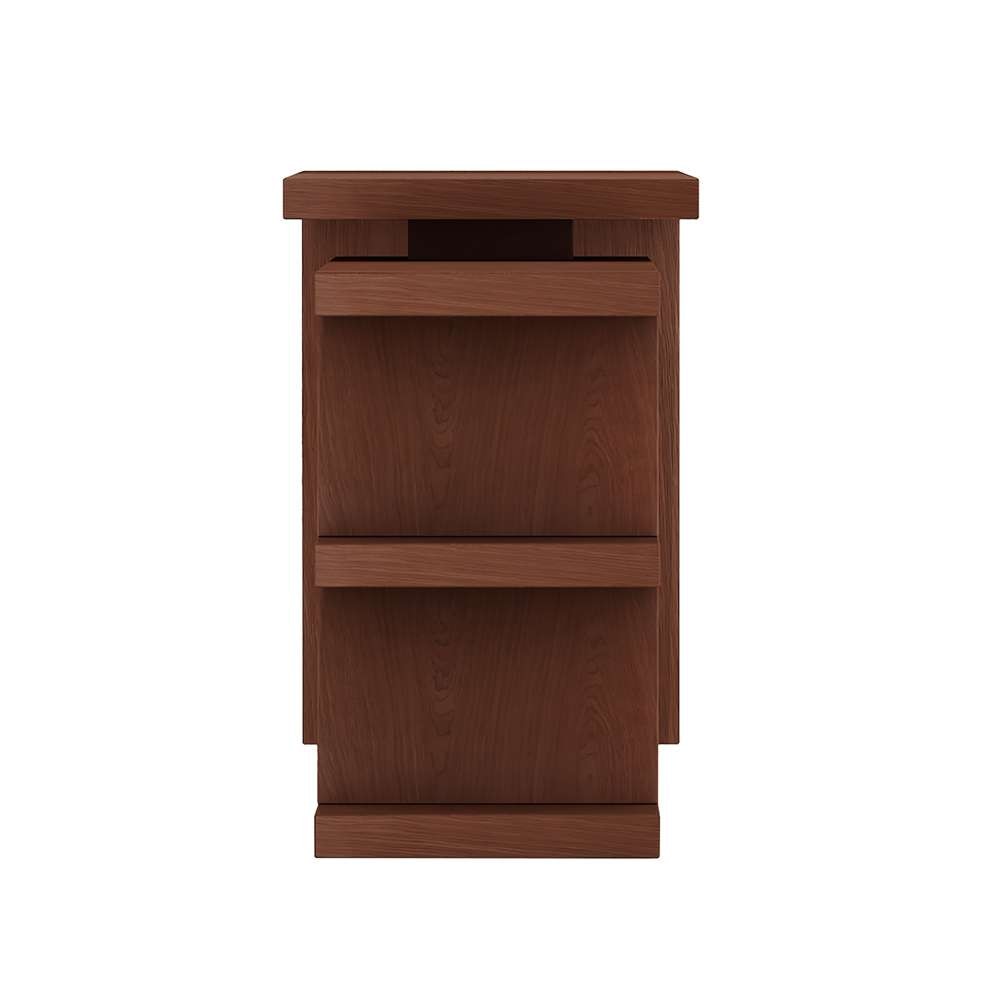Chintaly - Motion Home Office Desk w/ Shelves - 6915-DSK-WAL veiw 10