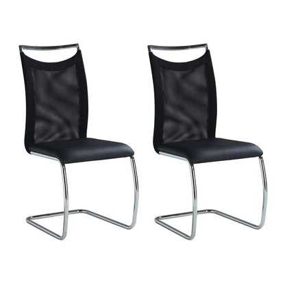 Chintaly - Nadine Side Chair (Set of 2) - NADINE-SC-BLK veiw 1
