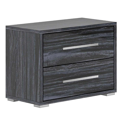 Chintaly - Naples - 2-Drawer Melamine Wood Nightstand - NAPLES-NS veiw 1