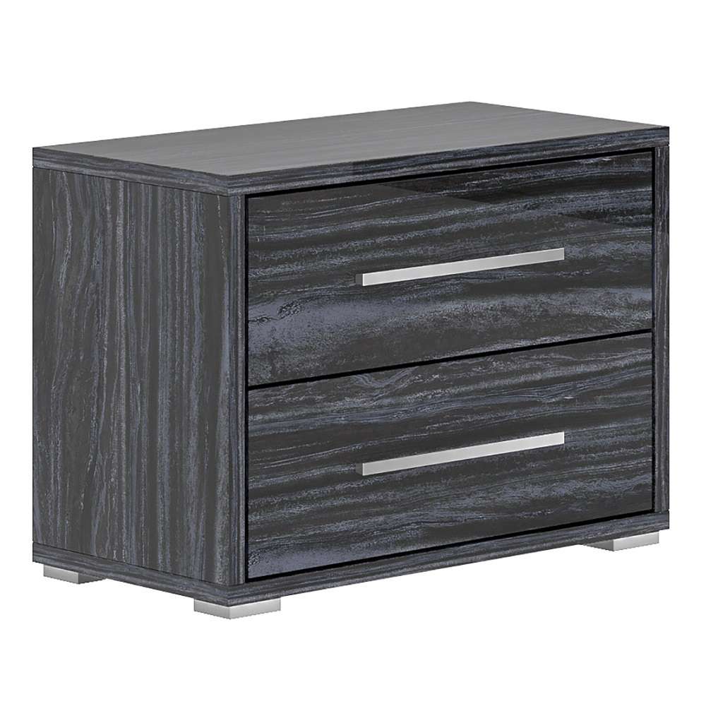 Chintaly - Naples - 2-Drawer Melamine Wood Nightstand - NAPLES-NS veiw 2