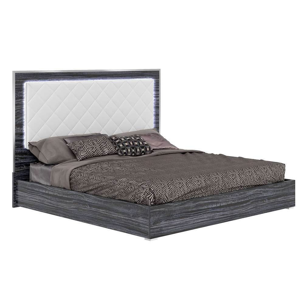 Chintaly - Naples - 4-Piece King Size Bedroom Set w/ Bed, Dresser, Mirror & Nightstand - NAPLES-KG-4PC veiw 2