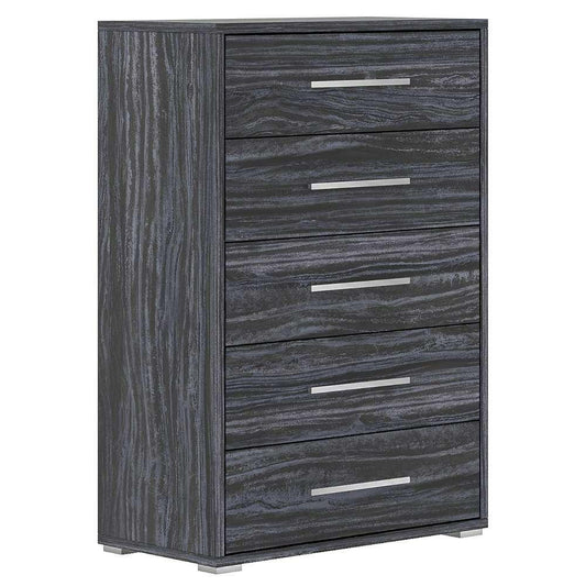 Chintaly - Naples - 5-Drawer Melamine Wood Chest - NAPLES-CHT veiw 1