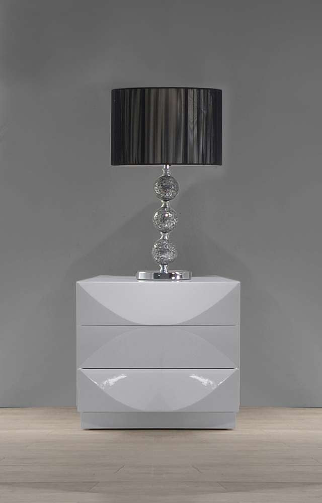 Chintaly - Paris 3 Drawer Night Stand - PARIS-NS veiw 1