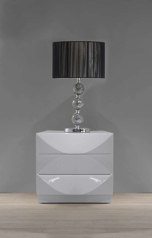 Chintaly - Paris 3 Drawer Night Stand - PARIS-NS veiw 1