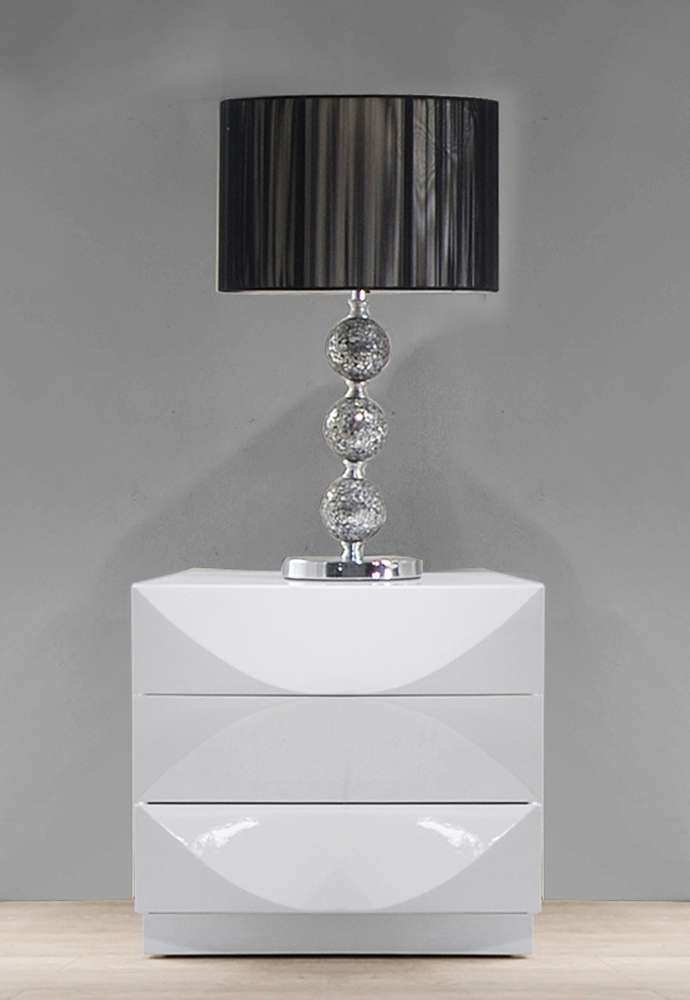 Chintaly - Paris 3 Drawer Night Stand - PARIS-NS veiw 2
