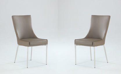 Chintaly - Patricia Designed Seat Dining Chair (Set of 2) - PATRICIA-SC-BRW veiw 1