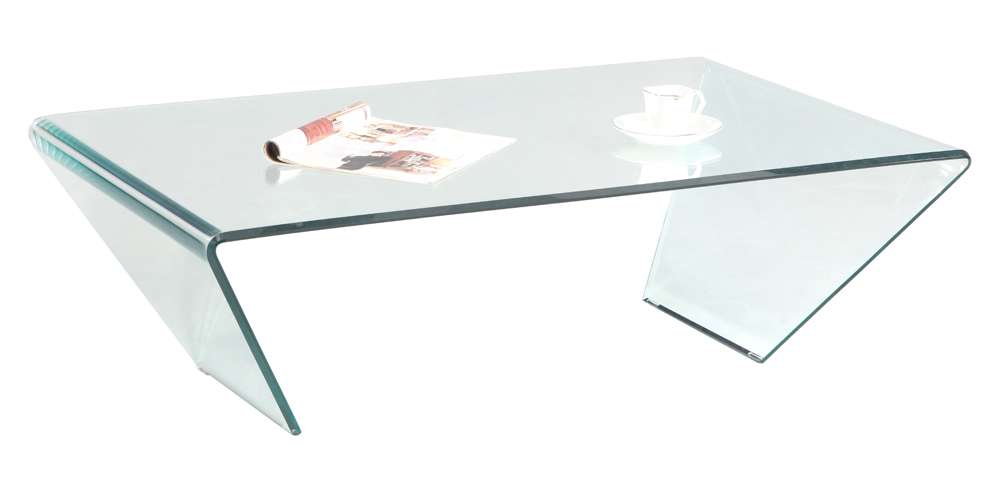 Chintaly - Rectangle Bent Glass Cocktail Table - 72102-RCT-CT veiw 1