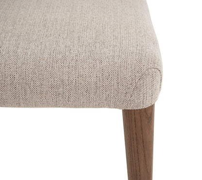 Chintaly - ROSE - Modern Curved Open-back Side Chair - (Set of 2) - ROSE-SC-WAL-TPE veiw 6