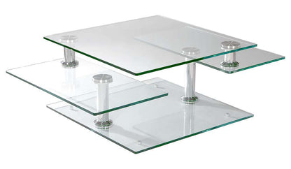 Chintaly - Square Motion Glass Cocktail - 8052-CT veiw 2