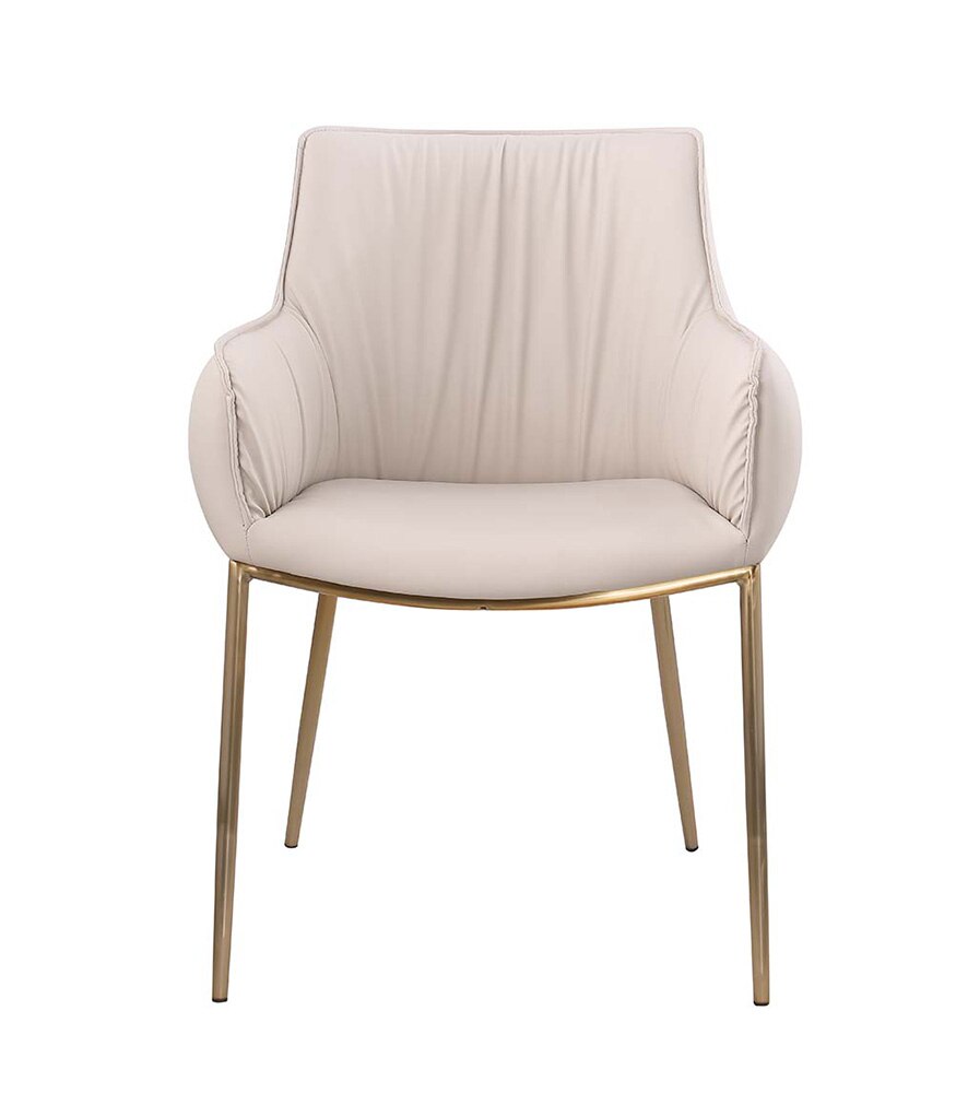 Chintaly TRACY-BGL Club Style Arm Chair - Thumbnail 4