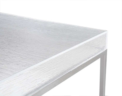 Chintaly - Valerie Contemporary Square Cocktail Table w/ Acrylic Top & Steel Frame - VALERIE-CT-SQ veiw 3