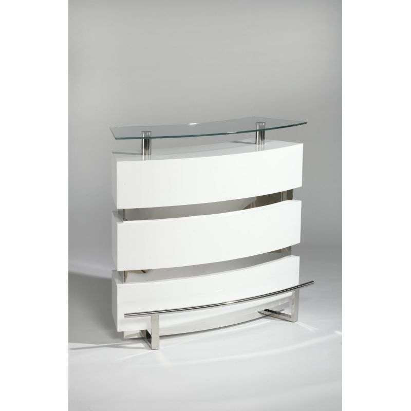 Chintaly - Xenia Bar In White - XENIA-BAR-WHT veiw 1