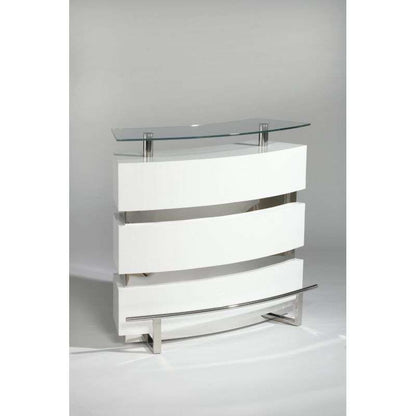 Chintaly - Xenia Bar In White - XENIA-BAR-WHT veiw 1